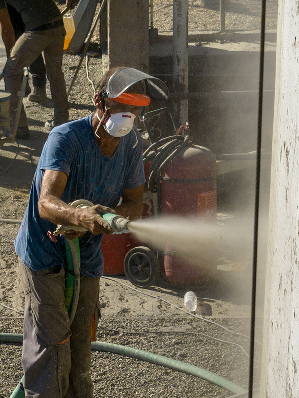 SHOTCRETE APPLICATION